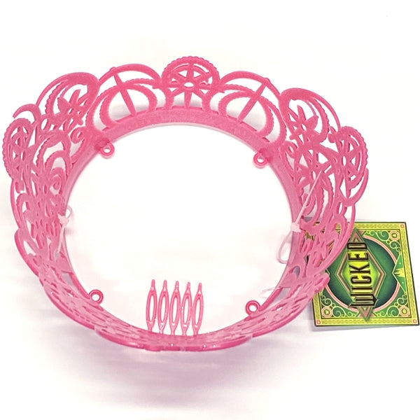 Horizon Wicked Glitter Tiara Crown and Wand - Pink (2-Piece Set) Glitz & Glam Fun!