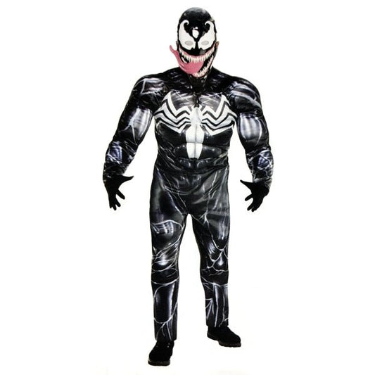 Amscan Venom with Muscles Adult Costume - #935 (Adult Size - XXL 48/52) - Dollar Fanatic