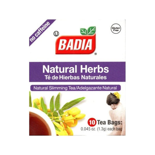 Badia Natural Herbs Herbal Tea Bags - Cassia Acutifolia (10 Pack) Relieves Constipation - Dollar Fanatic