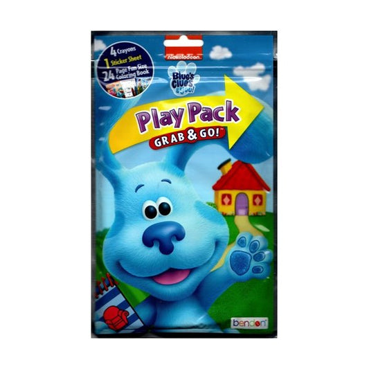 Blue's Clues Fun Size Play Pack (Coloring Book, Sticker Sheet, Crayons) - Dollar Fanatic