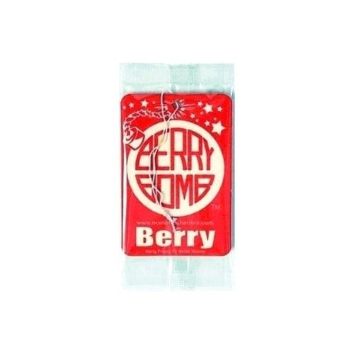 Bomb Fresheners Hanging Car Air Freshener - Berry Scent (1 Count) - Dollar Fanatic