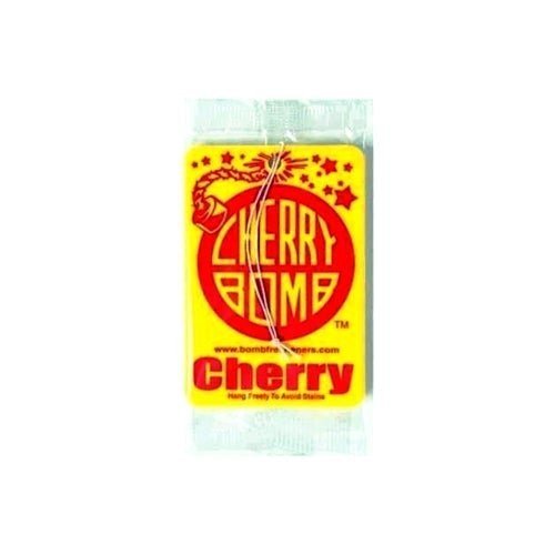 Bomb Fresheners Hanging Car Air Freshener - Cherry Scent (1 Count) - Dollar Fanatic