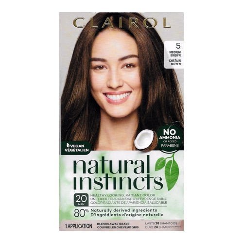 Clairol Natural Instincts Demi - Permanent Hair Color Kit (Select Color) Vegan, Lasts 28 Shampoos - Dollar Fanatic