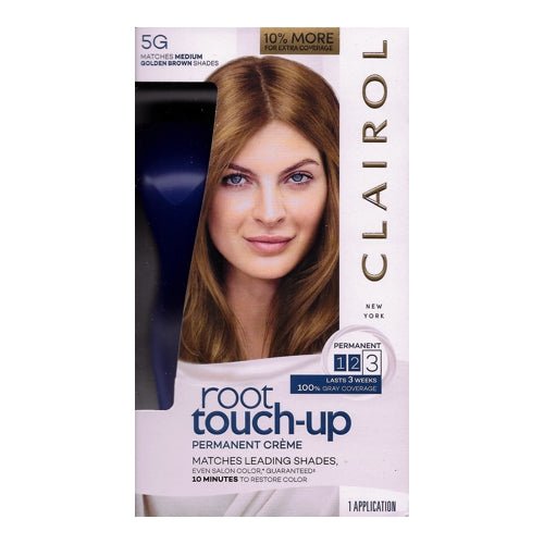 Clairol Root Touch-Up Permanent Color Kit (5G Medium Golden Brown Shade) Lasts 3 Weeks - $5 Outlet