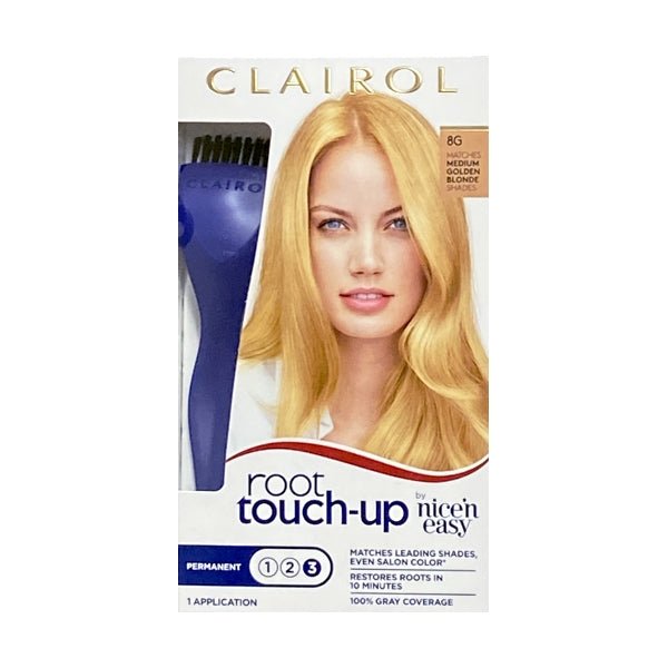 Clairol Root Touch-Up Permanent Color Kit (8G Medium Golden Blonde Shade) Lasts 3 Weeks - $5 Outlet