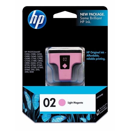 Clearance - HP 02 Ink Cartridge - Light Magenta (For HP PhotoSmart Printers) Warranty End date: 10/31/2020 - Dollar Fanatic