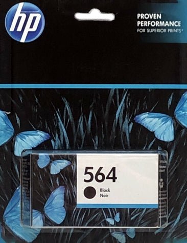 Clearance - HP 564 Ink Cartridge - Black (For HP DeskJet, OfficeJet, PhotoSmart Printers) Warranty End date: 07/2021 - Dollar Fanatic