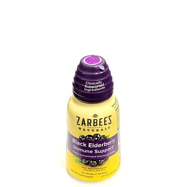 Clearance - Zarbee's Naturals Black Elderberry Immune Support Syrup (Net 8 fl. oz.) Best By Date 09/2023 - Dollar Fanatic