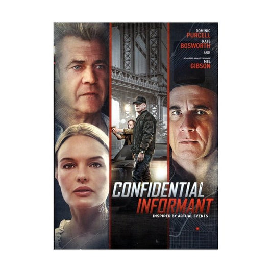 Confidential Informant - Inspired by Actual Events (DVD) Starring Dominic Purcell, Kate Bosworth, Mel Gibson - Dollar Fanatic