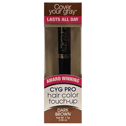 Cover Your Gray Pro Dark Brown Waterproof Root Touch Up Hair Color Applicator (Gray Roots Gone Instantly) - Dollar Fanatic