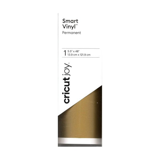 Cricut Joy Smart Vinyl Permanent 5.5" x 48" Glossy Roll - Gold (1 Count) - Dollar Fanatic