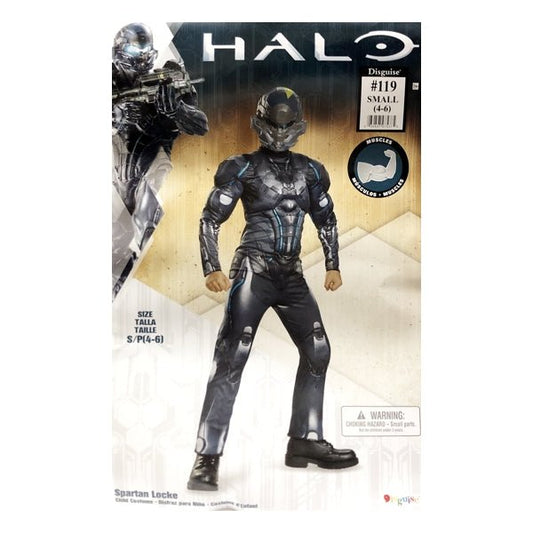 Disguise Kids Halo Spartan Locke Muscles Costume (Child Size - Small 4/6) - Dollar Fanatic