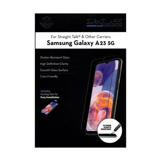 DuraGlass Tempered Glass Screen Protector for Samsung Galaxy A23 5G (Shatter Resistant) - Dollar Fanatic