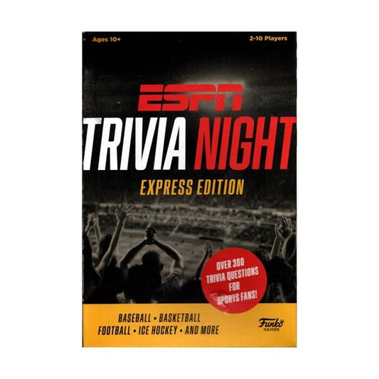 ESPN Sports Trivia Night Party Game - Express Edition (For 2 - 10 Players) Ages 10+ - Dollar Fanatic