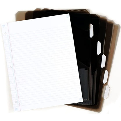 Five Star Flex Hybrid Refillable Notebook Binder with Elastic Closure and Expanding File (White) Includes Folders, Tab Dividers, Notebook Paper - Dollar Fanatic