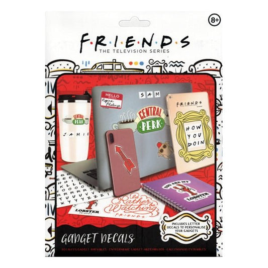 Friends Television Series Gadget Decal Stickers (4 Sheets) Reusable and Waterproof - Dollar Fanatic