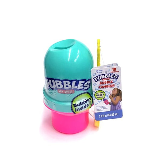 Fubbles No Spill Bubbles Tumbler - For 18 mos.+ (3.2 fl. oz.) Non - Toxic, No Dyes - Dollar Fanatic