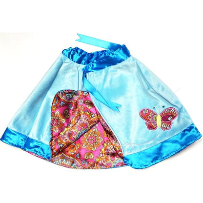 Ganz Girls Little Miss Hip Velvety Shrug Cape - Blue/Butterfly (33" x 12") - Dollar Fanatic