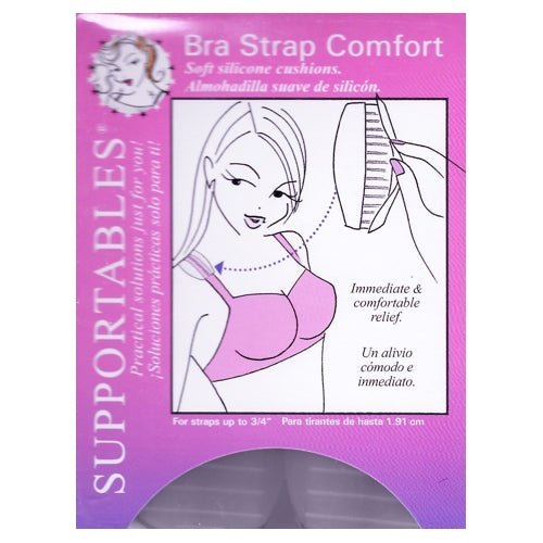 Hollywood Supportables Bra Strap Comfort Silicone Cushions (1 Pair) - Dollar Fanatic