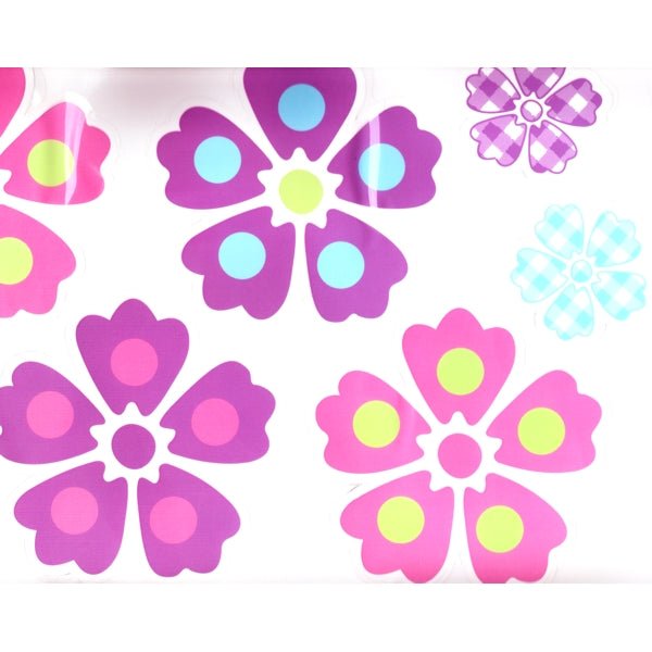 HomeTrends Butterflies and Flowers Decal Sticker Appliques (4 Sheets) Reusable 40+ Colorful Decal Stickers - Dollar Fanatic