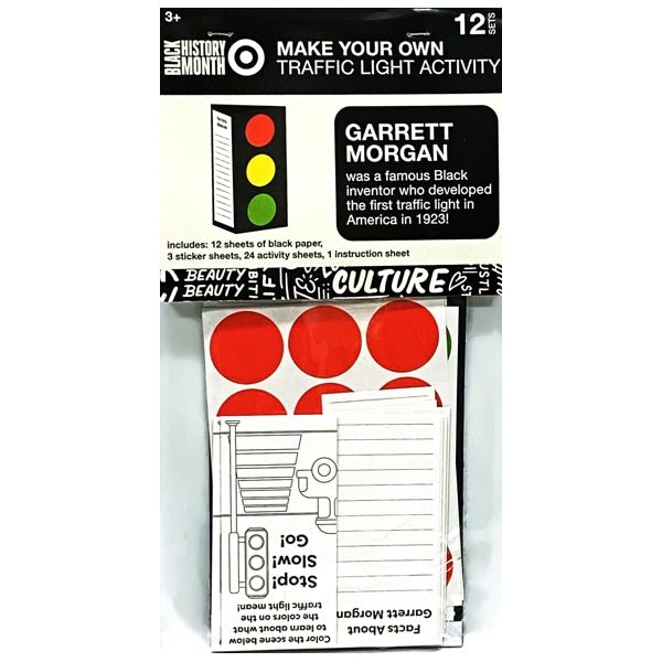 Horizon DIY Art Craft Kit - Traffic Light/Garrett Morgan (Make Your Own Activity Craft Kit) Makes 12 Traffic Lights and Activities - Dollar Fanatic