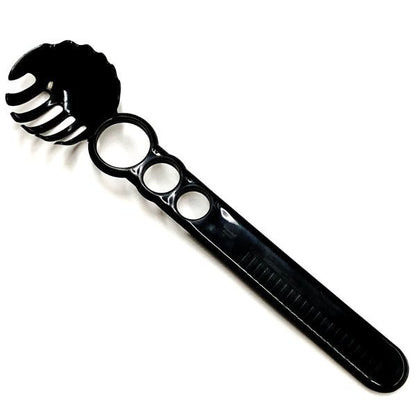 Kamenstein 2 - Piece Kitchen Scoop Tool Set - Double Melon Baller and Spaghetti Fork Scoops (Black) - Dollar Fanatic