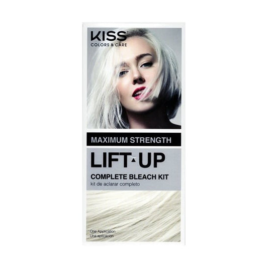 Kiss Lift-Up Complete Bleach Hair Color Kit - Maximum Strength (5-Piece Bleach Color Kit) - Dollar Fanatic