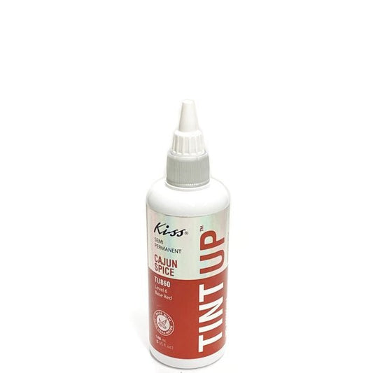Kiss Tint Up Semi-Permanent Hair Color Treatment - TU860 Cajun Spice, Level 6 Base Red (Net 5 fl. oz.) No Ammonia, Peroxide, or Sulfates - Dollar Fanatic