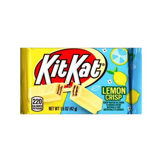 Kit Kat Lemon Crisp Candy Bar (Net wt. 1.5 oz.) Limited Spring Edition - Dollar Fanatic