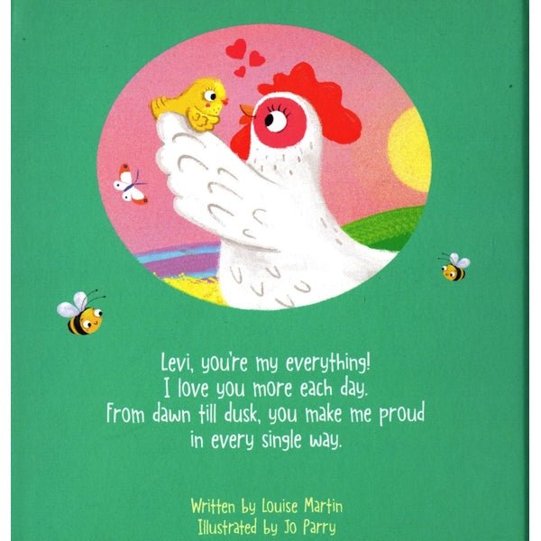 Levi I Love You, a Bushel and a Peck Personalized Name Picture Book (Hardcover Book) - Dollar Fanatic