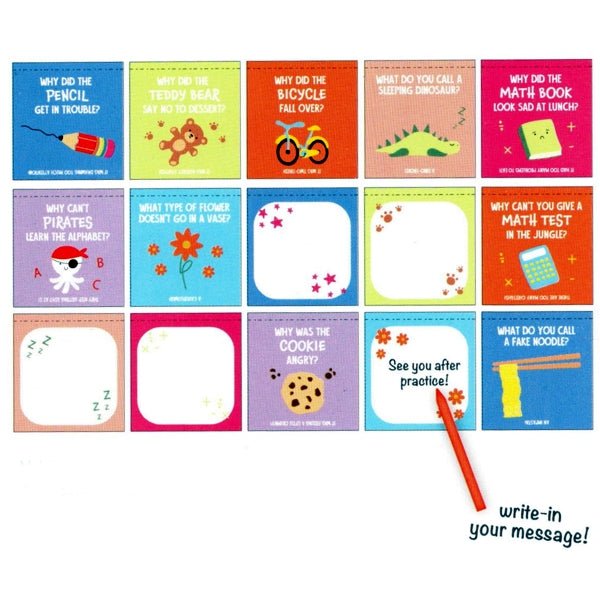 Lunch Box Notes - Jokes (15 Cards Pack) - Dollar Fanatic