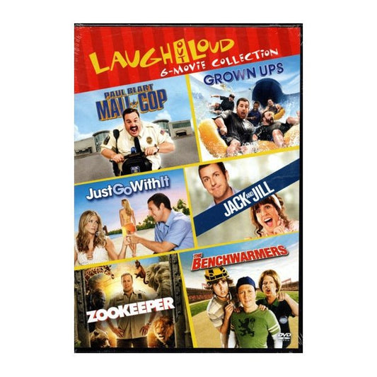 Mall Cop/Grown Ups/Just Go With It/Jack and Jill/Zookeeper/The Benchwarmers - Laugh Out Loud 6 - Movie Collection (DVD Set) - Dollar Fanatic