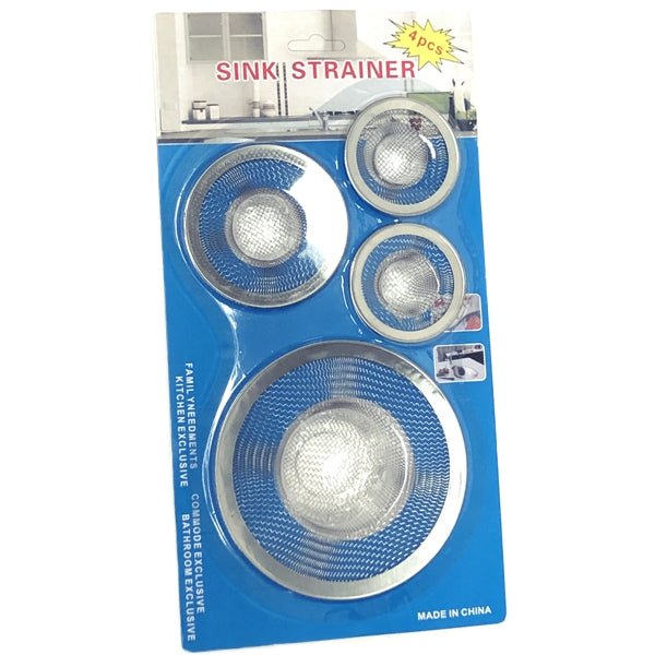 Mesh Sink Strainers - Assorted Sizes (4 Pack) - DollarFanatic.com