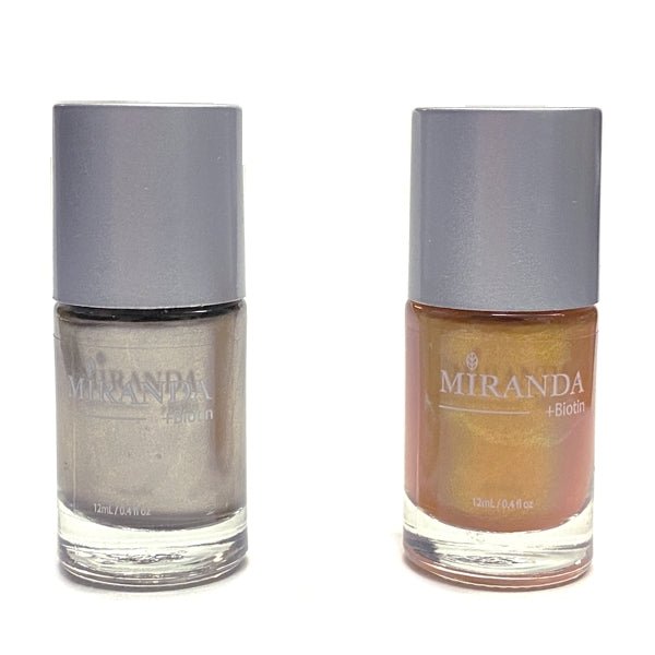 Miranda Nail Polish with Biotin - Select Color (Net 0.4 fl. oz.) Vegan Plant - Based, Chip Free - Dollar Fanatic