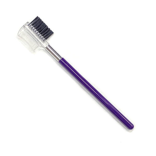 Modesa Eyebrow Groomer Brush/Comb Combo (5.6") Colors Vary - Dollar Fanatic