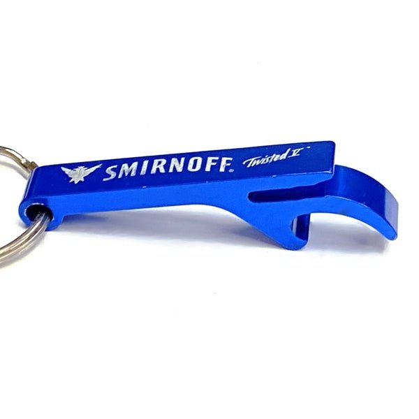 Novelty Aluminum Claw Style Bottle Opener/Tab Lifter Combo Keychain - Blue (3.5" Total Size) - Dollar Fanatic