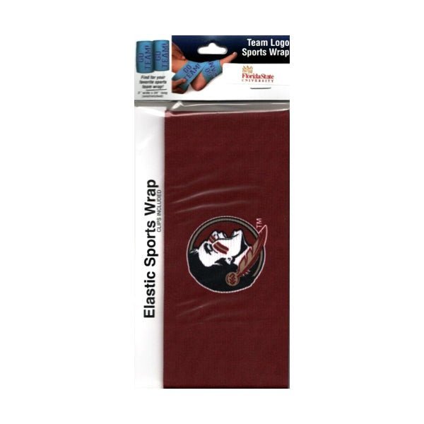 Novelty Florida State Seminoles Elastic Bandage Sports Wrap with Clips (3" x 54") - Dollar Fanatic