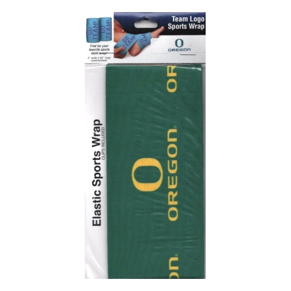 Novelty Oregon Ducks Green Elastic Bandage Wrap with Clips (3" x 54") - Dollar Fanatic