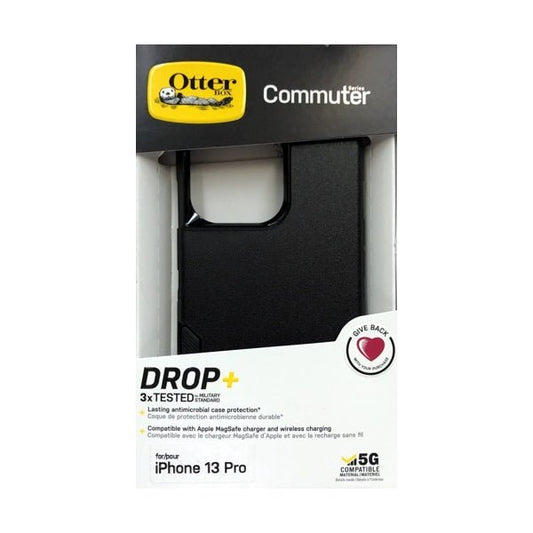 OtterBox iPhone 13 Pro Commuter Series Antimicrobial Protective Phone Case - Black (77 - 83434) Fits iPhone 13 Pro - Dollar Fanatic