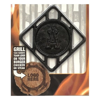 Pangea LA Angels Cast Iron BBQ Meat Brander (4" x 4") Grill on Burgers, Chicken, Steaks - Dollar Fanatic