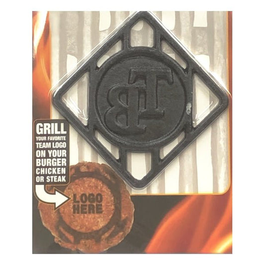 Pangea Tampa Bay Rays Cast Iron BBQ Meat Brander (4" x 4") Grill on Burgers, Chicken, Steaks - Dollar Fanatic