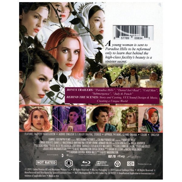 Paradise Hills (BluRay Disc DVD) Featuring Emma Roberts, Danielle MacDonald, Awkwafina - Dollar Fanatic