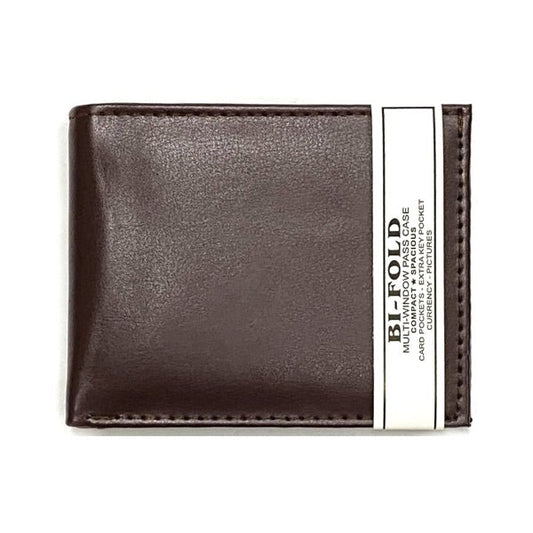 Paul Walter Leather Bi-Fold Wallet - Select Color (4.2" x 3.2") - $5 Outlet