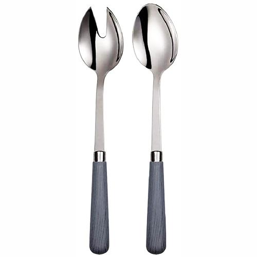 Quid Novi Premium Stainless Steel Salad Fork & Spoon - Corsica Collection (2 - Piece Set) - Dollar Fanatic