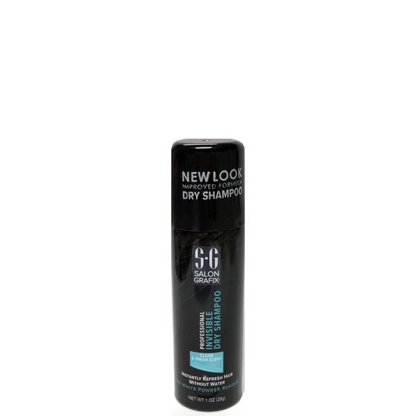 Salon Grafix Professional Invisible Dry Shampoo - Clean & Fresh Scent (Net wt. 1.0 oz.) Travel Size - Dollar Fanatic