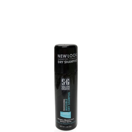 Salon Grafix Professional Invisible Dry Shampoo - Clean & Fresh Scent (Net wt. 1.0 oz.) Travel Size - Dollar Fanatic