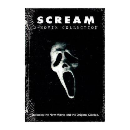 Scream 1 and 5 (2 - Movie DVD Collection) Starring Melissa Barrera, Mason Gooding, Jenna Ortega, Neve Campbell, Courteney Cox, David Arquette - Dollar Fanatic