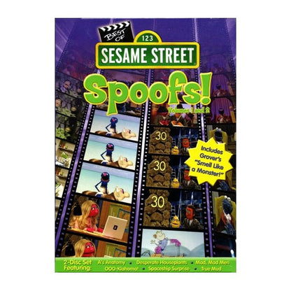 Sesame Street Spoofs - Volume 1 and 2 (2 - DVD Disc Set) Includes Grovers Smell Like a Monster - Dollar Fanatic