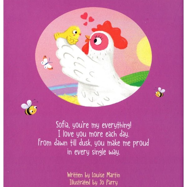 Sofia I Love You, a Bushel and a Peck Personalized Name Picture Book (Hardcover Book) - Dollar Fanatic