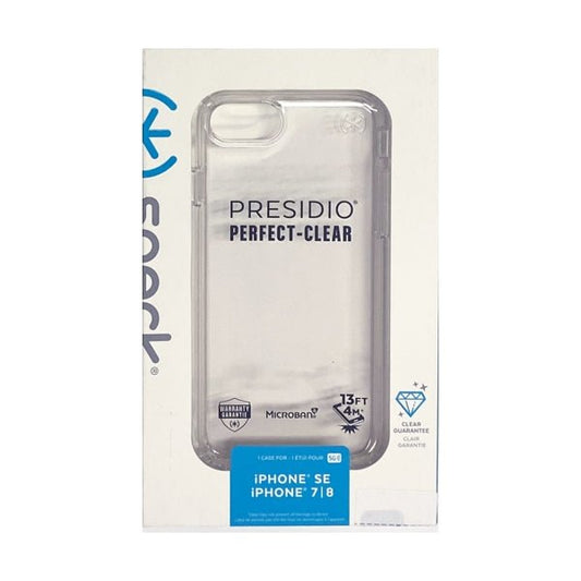 Speck iPhone SE Presidio Perfect - Clear Protective Phone Case (Clear) Also fits iPhone 7, iPhone 8 - Dollar Fanatic